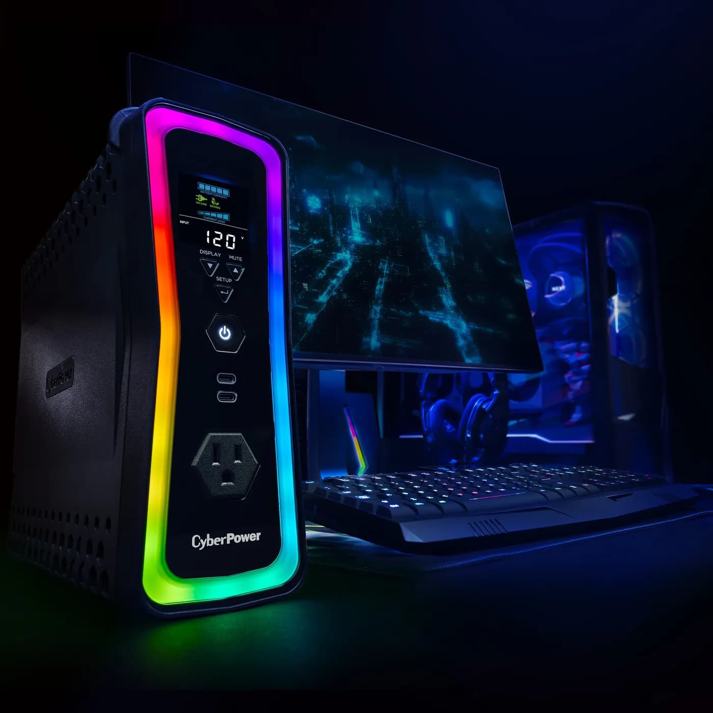 CyberPower GX150C2 sistema de alimentación ininterrumpida (UPS) Línea  6