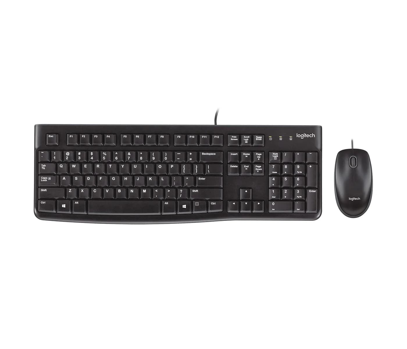 KIT LOGITECH TECLADO/MOUSE MK120 CABLEADO USB 2