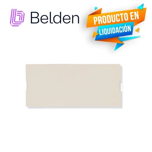 INSERTO PARA PLACA MEDIA FLEX AX101758 BELDEN ALMENDRA PAQUETE 10 PZA 2