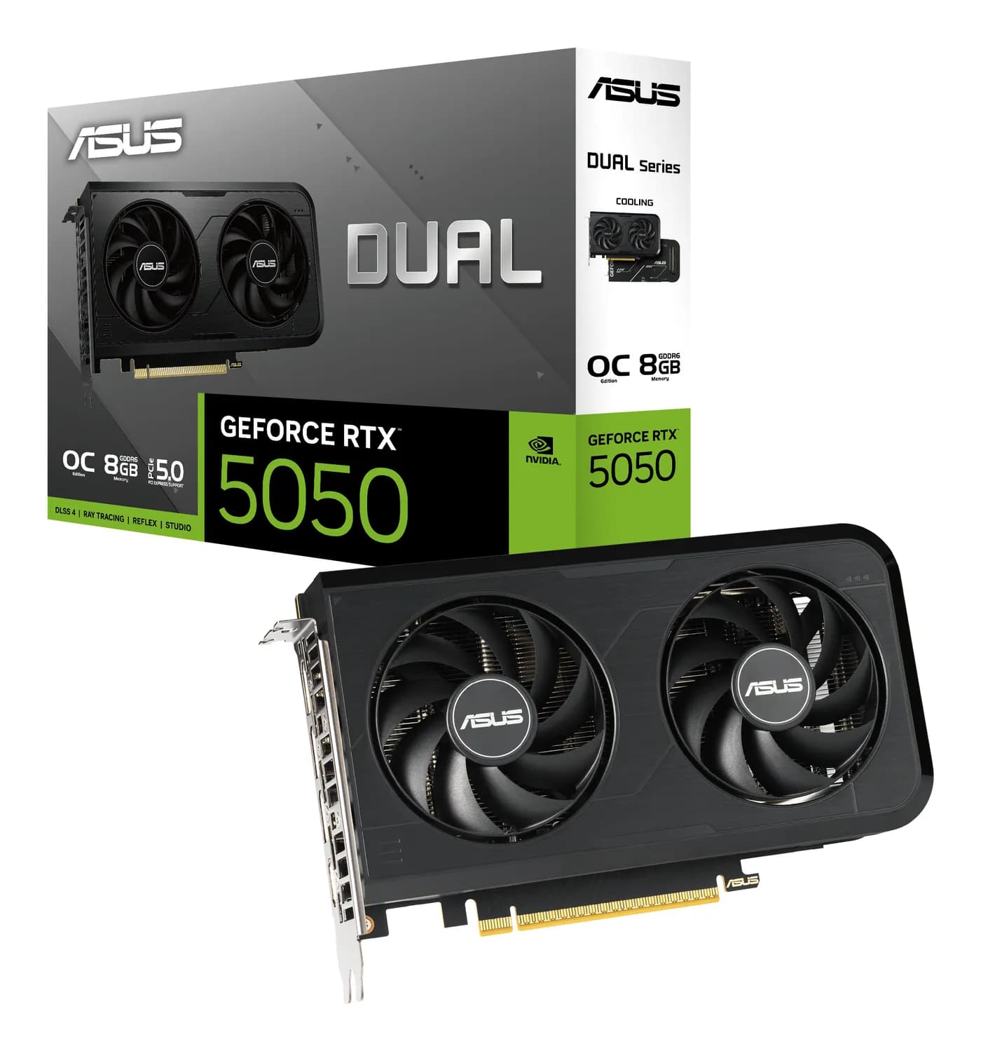 ASUS Dual GeForce RTX 5050 8GB GDDR6 OC Edition (DUAL-RTX5050-O8G) 14