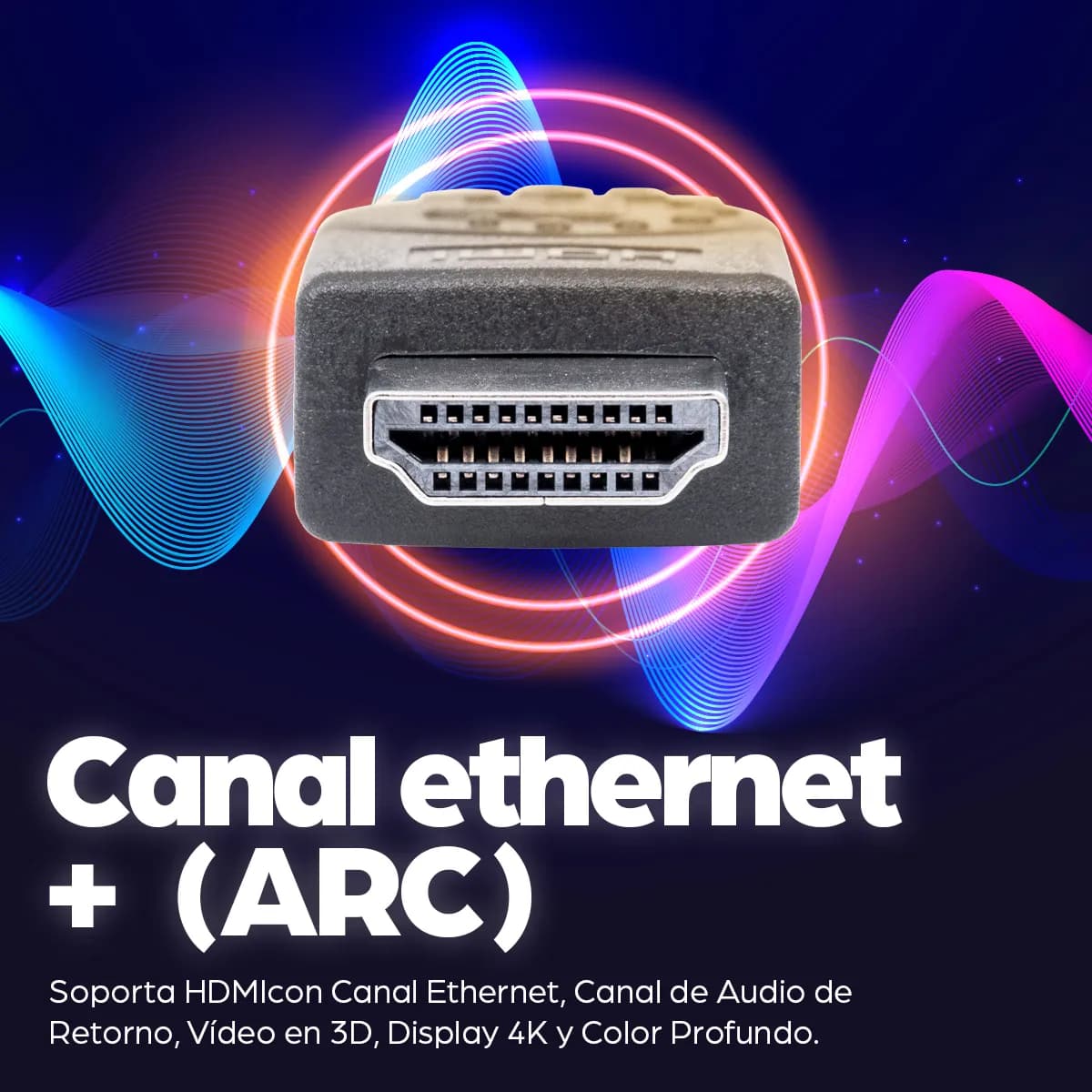 Manhattan Cable HDMI de Alta Velocidad con Canal Ethernet 8