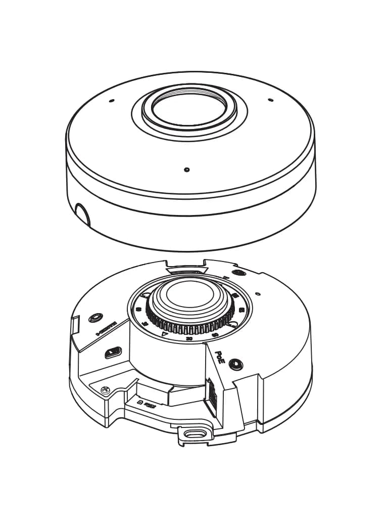 BOSCH V_NDS5704F360 - Domo fijo 12MP 360º / FLEXIDOME panoramic 5100i 2
