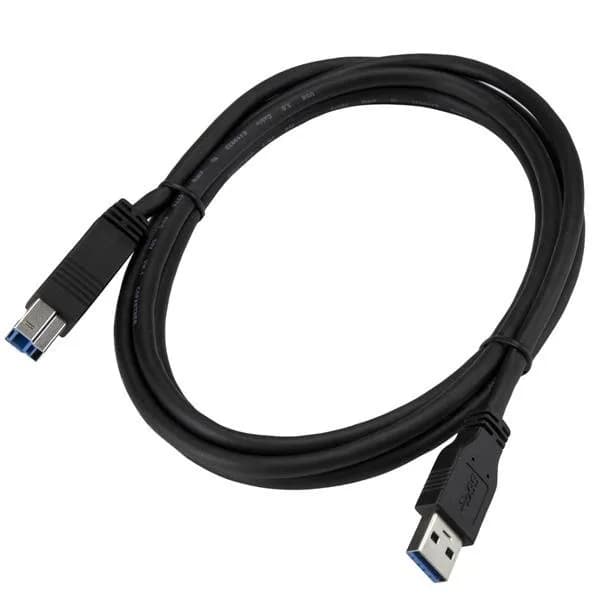 StarTech.com Cable Certificado 2m USB 3.0 Super Speed USB B Macho a US 4