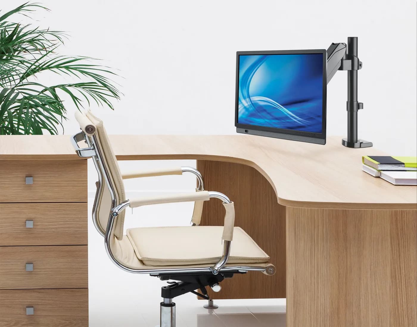 Manhattan Soporte universal para monitor, con pistón a gas 8