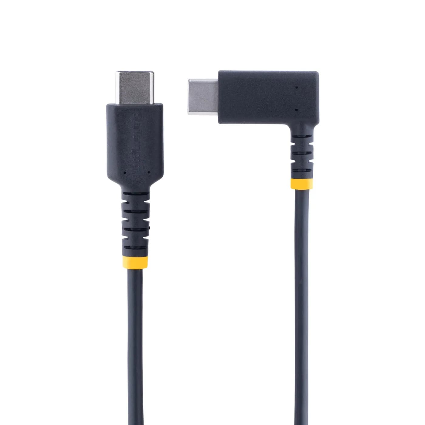 StarTech.com Cable 2m USB C Acodado - en Ángulo Recto - PD 60W - 3A -  3