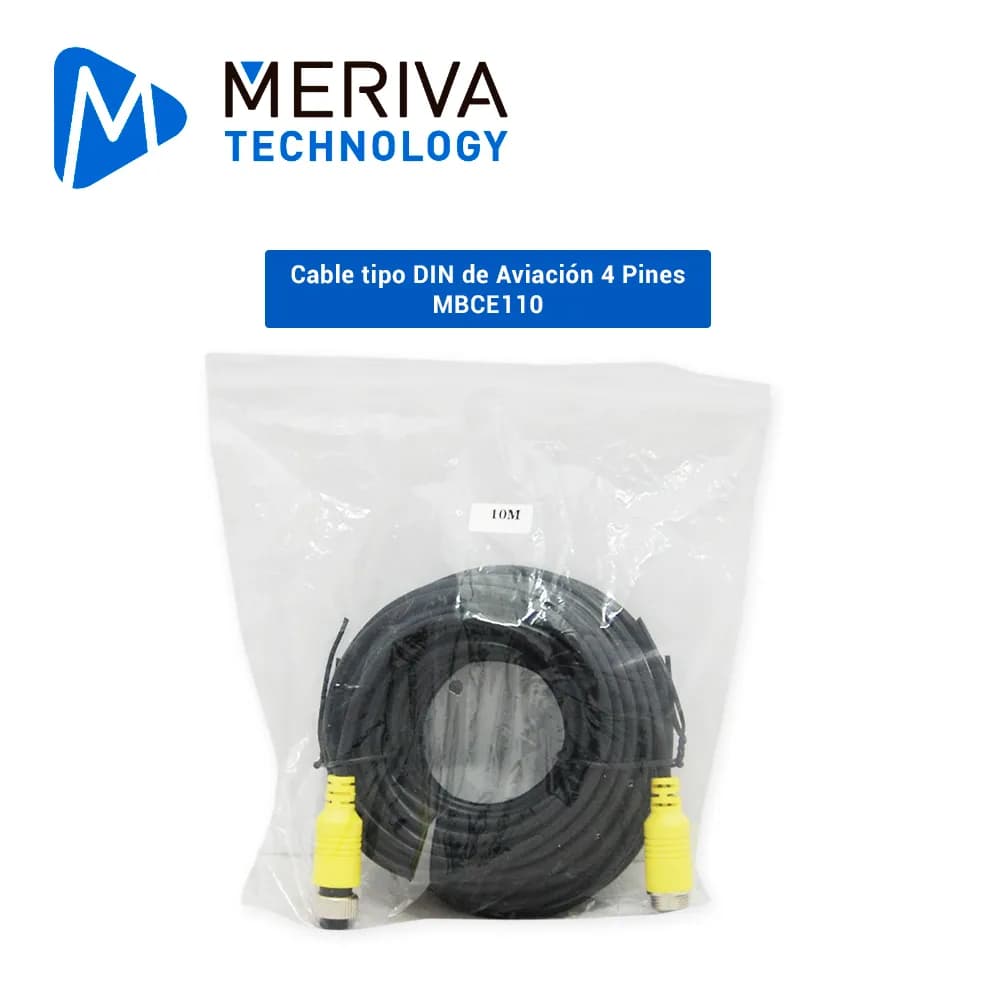 CABLE DIN DE AVIACION SERIE ECO MERIVA TECHNOLOGY MBCE110 / 4 PINES /  3