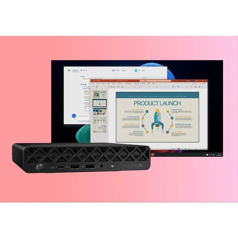 HP EliteDesk 8 Mini G1a Desktop Next Gen AI PC Copilot+ PC 350 16 GB D 4