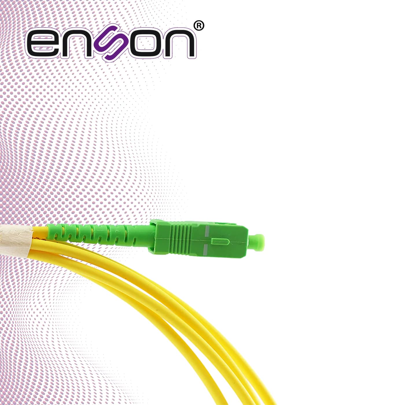JUMPER DE FIBRA OPTICA ENSON ENS-JUMPSCS FORRO PVC COLOR AMARILLO FLAM 6