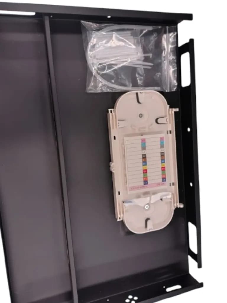 SBE TECH SBE-DFO12 - Distribuidor de Fibra Óptica recibe hasta 2 placa 4