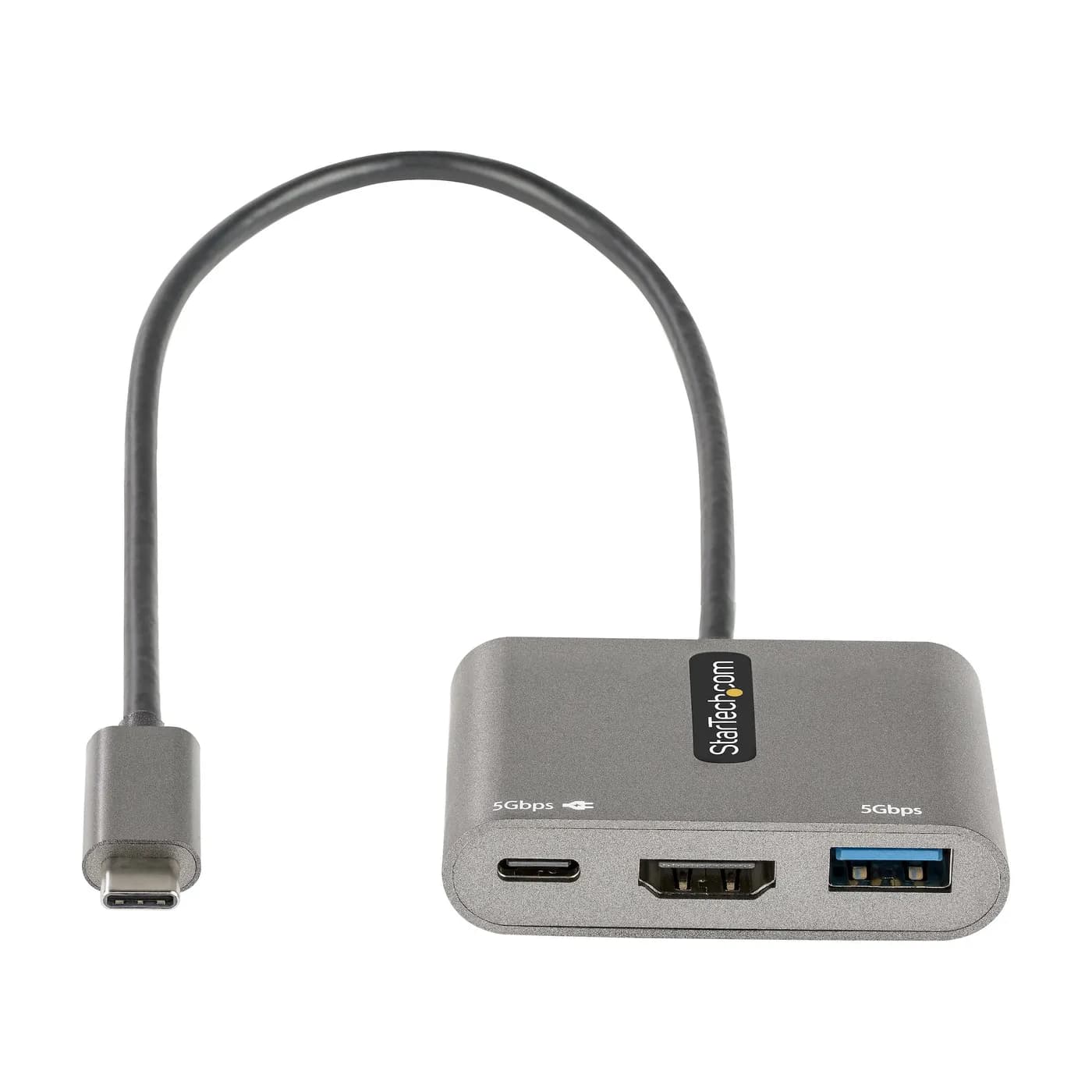 StarTech.com Adaptador Multipuertos USB C, USB Tipo C a HDMI, Video de 2