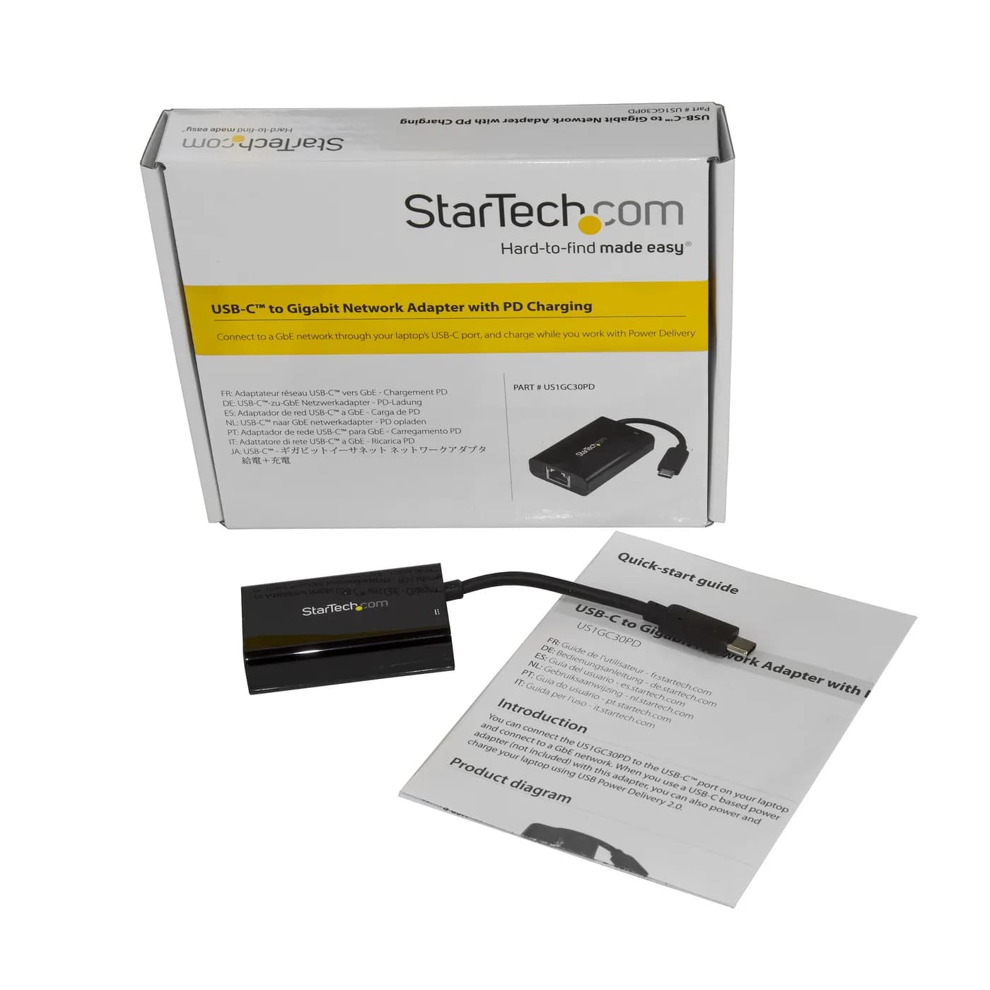 StarTech.com Adaptador Convertidor USB C a Ethernet Gigabit con PD 2.0 5