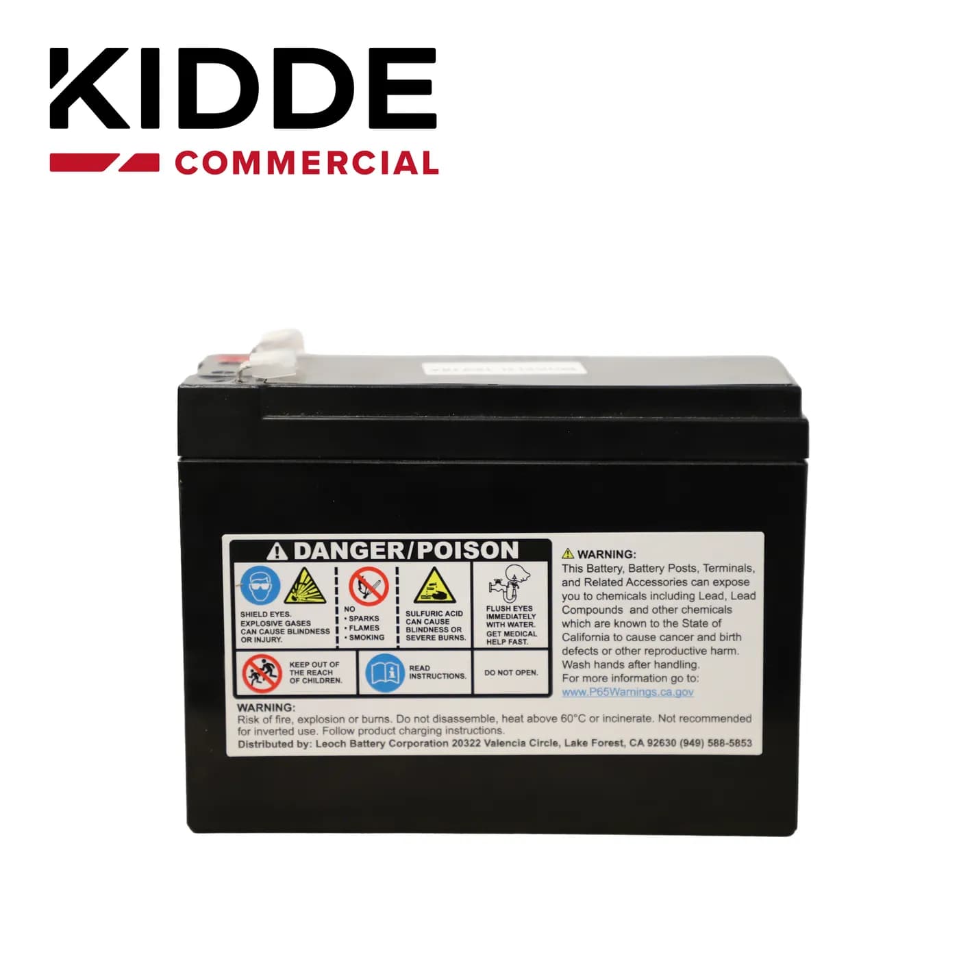 BATERIA DE RESPALDO 12V10A DE ALTA DENSIDAD ENERGETICA Y BAJO MANTENIM 5