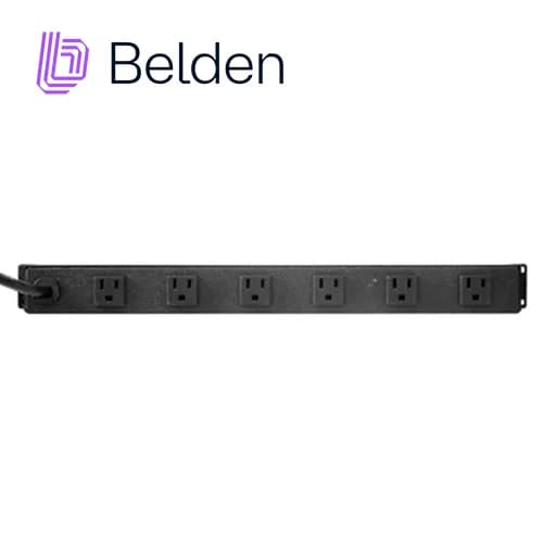 BARRA MULTICONTACTO PDU BELDEN 9BF1-061002 / 6 CONTACTOS FRONTALES / 5 3