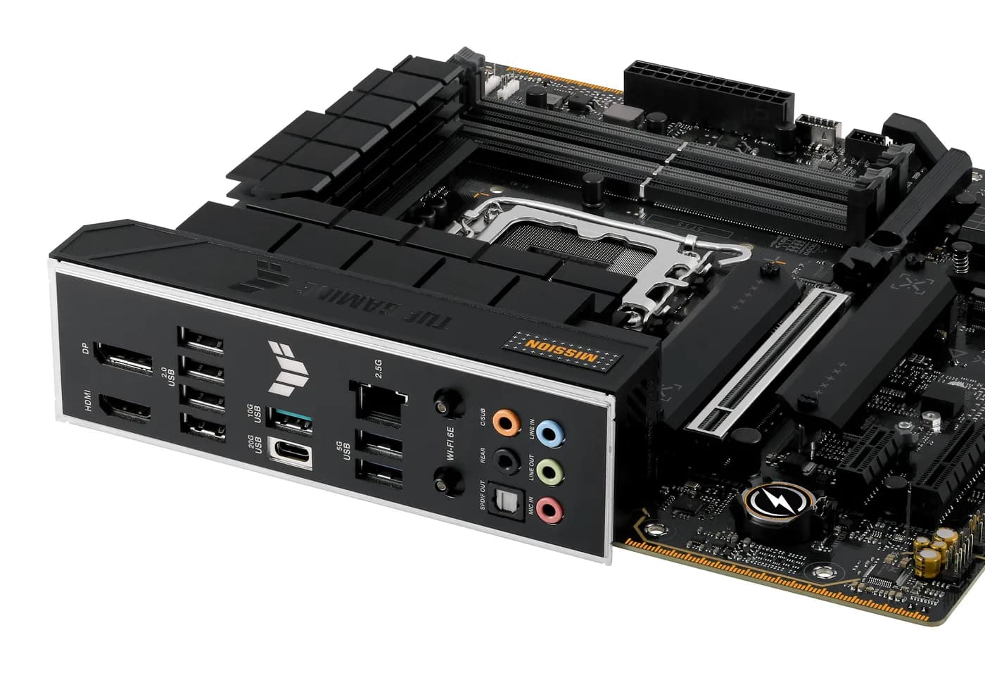 TARJETA MADRE ASUS TUF GAMING B760M-PLUS WIFI II, MICRO-ATX, LGA 1700, 6