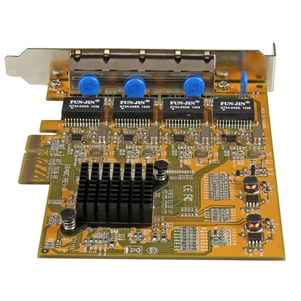StarTech.com Tarjeta de Red PCI Express Ethernet Gigabit con 4 Puertos 4