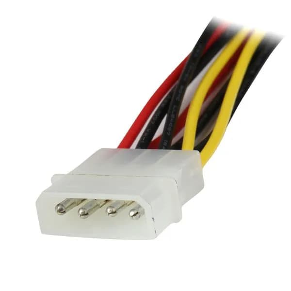 StarTech.com Adaptador Cable 30cm Divisor de 4 Pines LP4 a Doble SATA  2