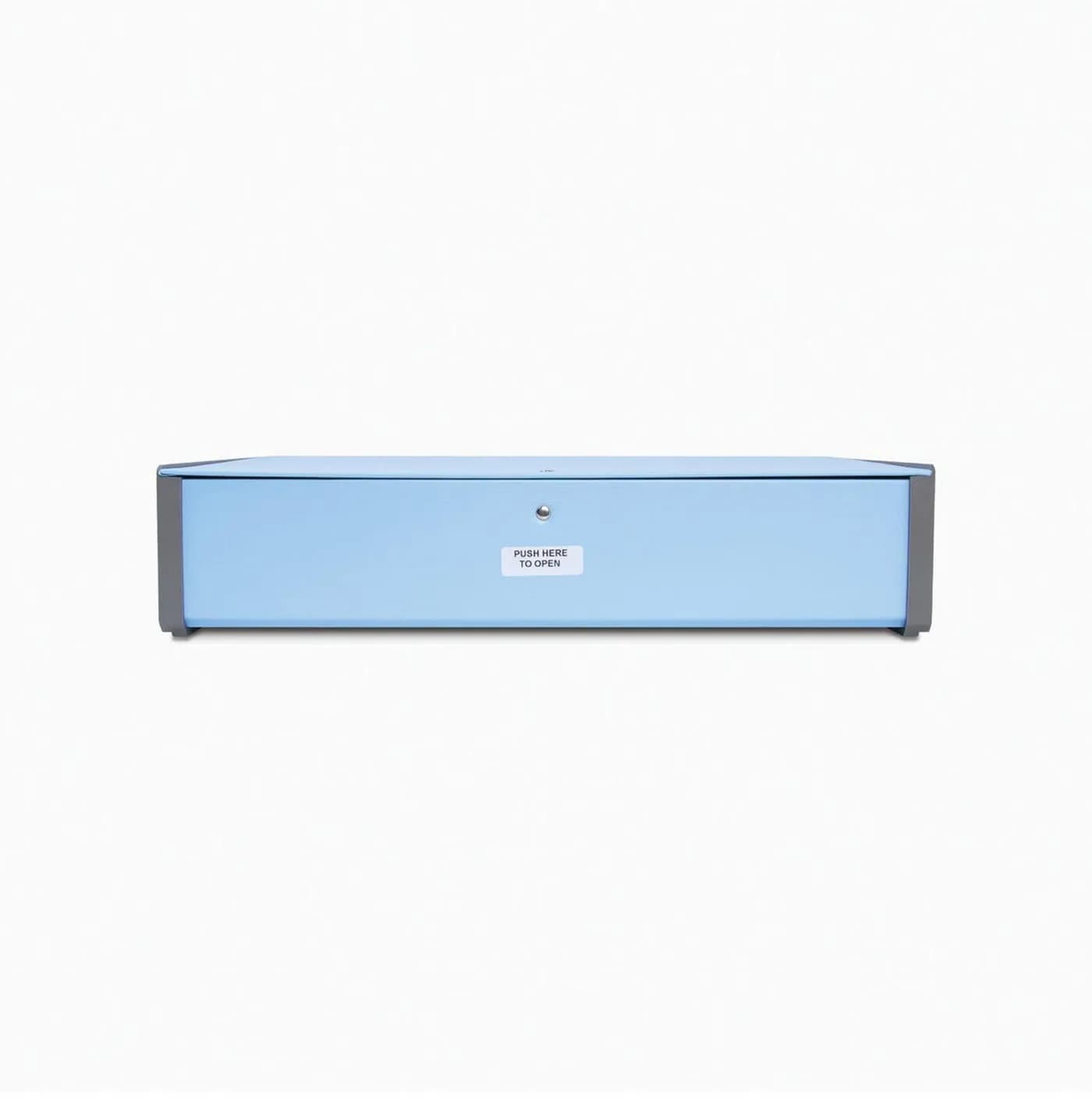 TECHMAKRO CAJA PARA ARCHIVO FORRADO DE PVC, AZUL LIGHT país de origen  4