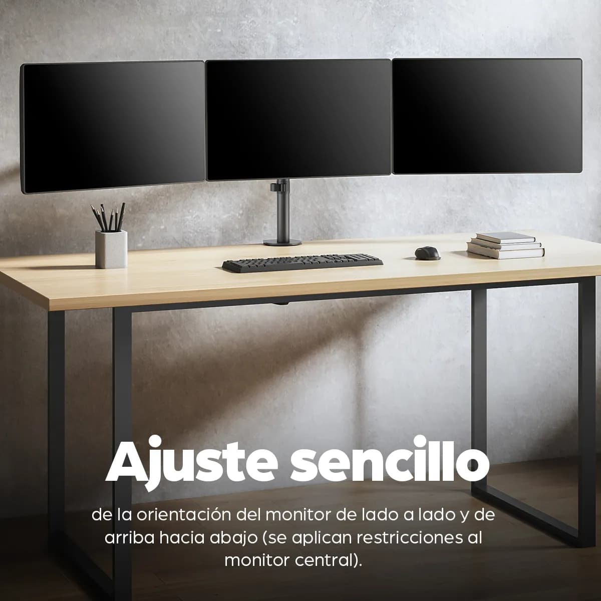 Manhattan Soporte para monitor, de escritorio, movimiento articulado,  10