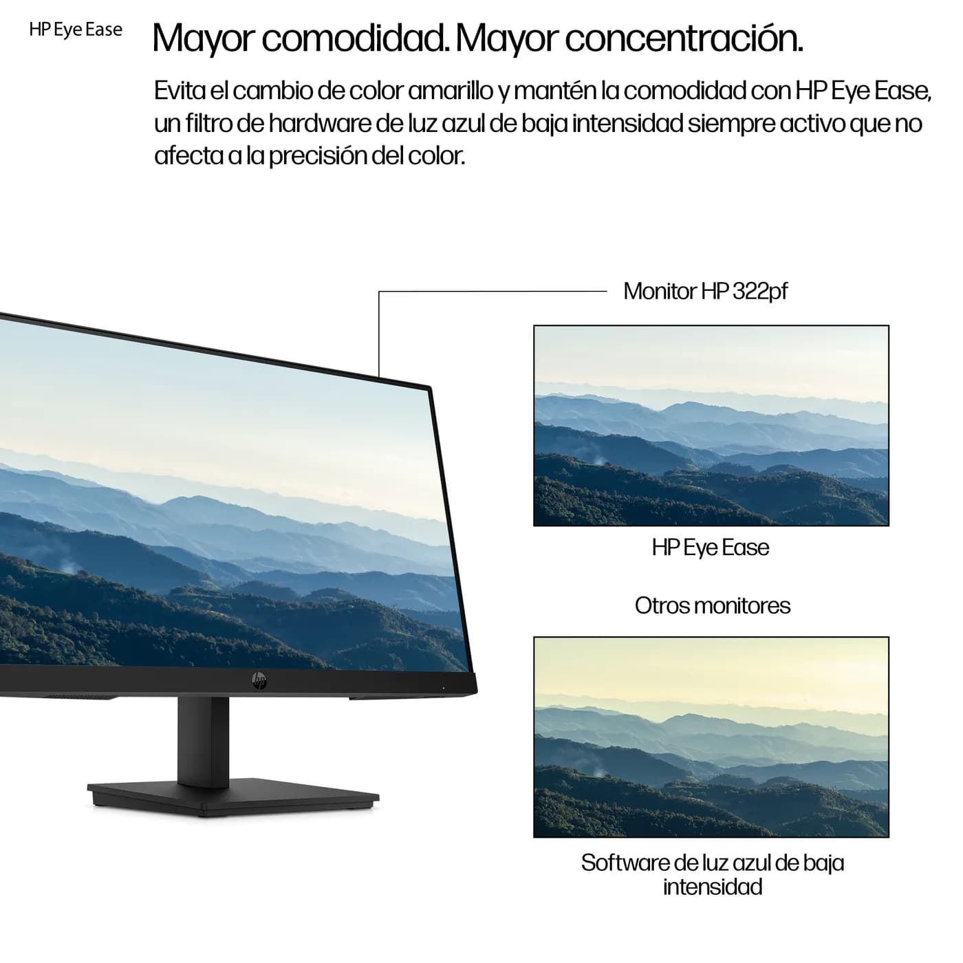 HP Monitor FHD de la serie 3 Pro de 21,5" - 322pf 5