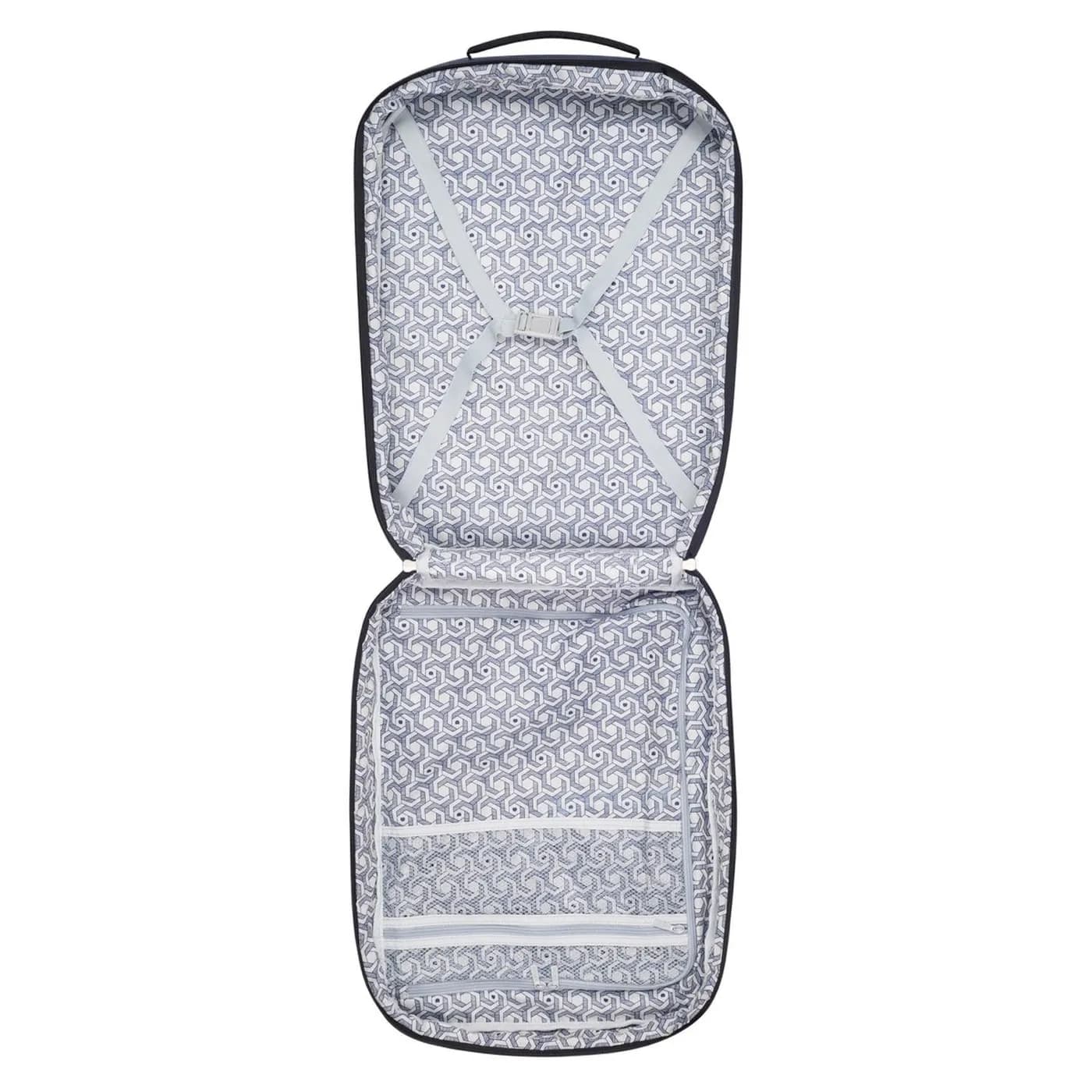 DELSEY MALETA EASY TRIP SUAVE 20 PULG AZUL ANTRACITA TIPO BACKPACK 4