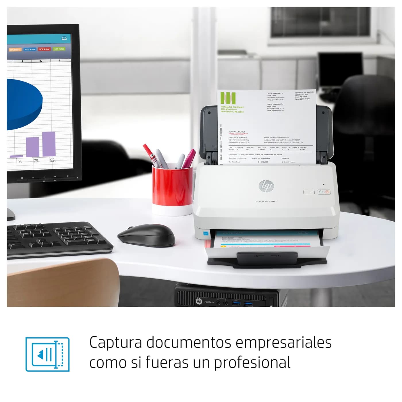 HP ScanJet Pro 2000 s2 Escáner alimentado con hojas 600 x 600 DPI A4 N 6