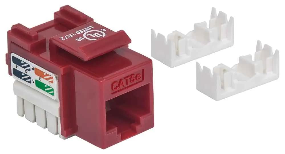 Intellinet JACK RJ45 CAT5E KEYSTONE DE IMPACTO ROJO 3