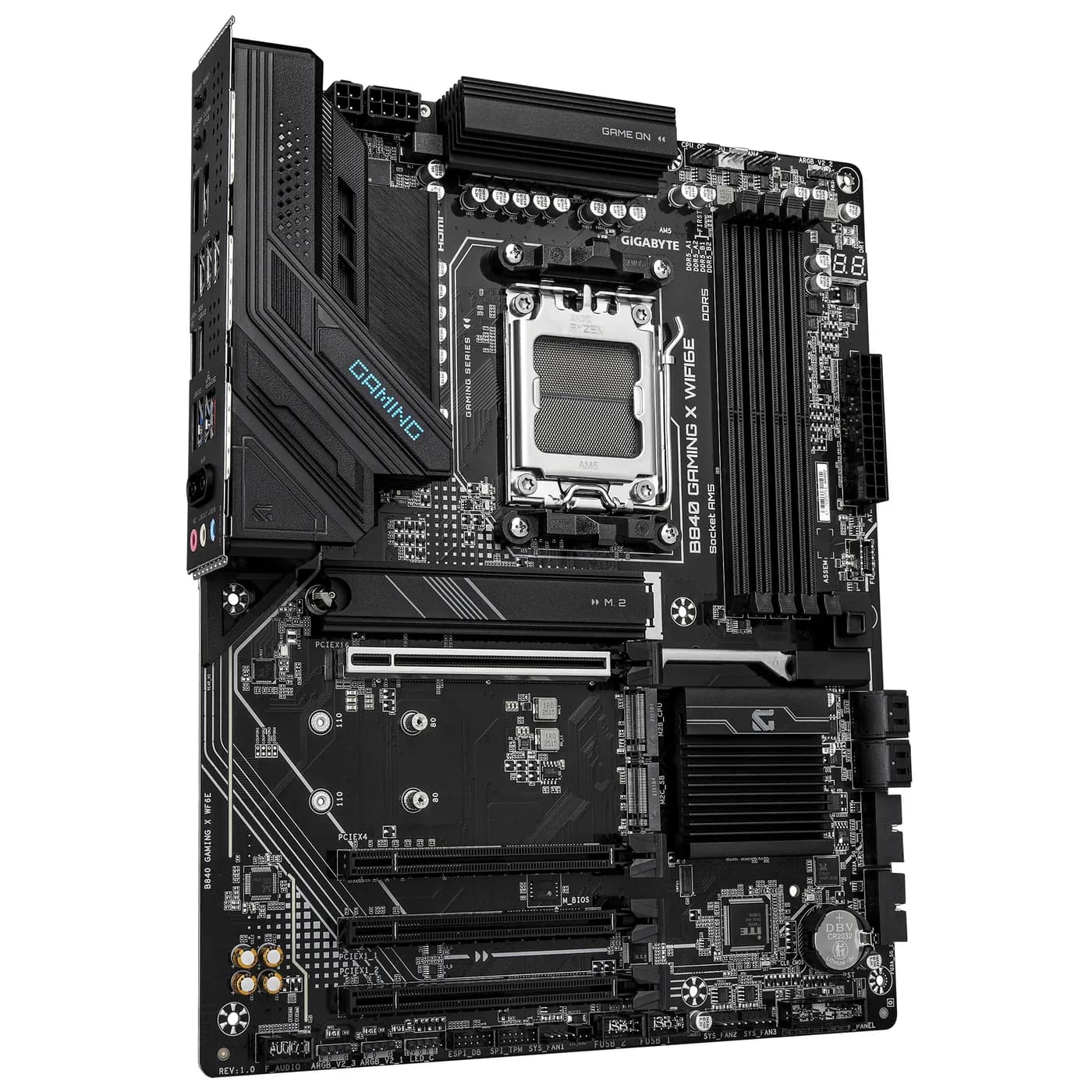 GIGABYTE B840 GAMING X WIFI6E AMD B840 Enchufe AM5 ATX 3