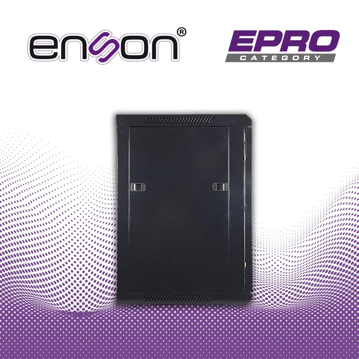 GABINETE DE PARED ENSON ENS-RKGB12U 12UR PUERTA FRONTAL DE CRISTAL TEM 6