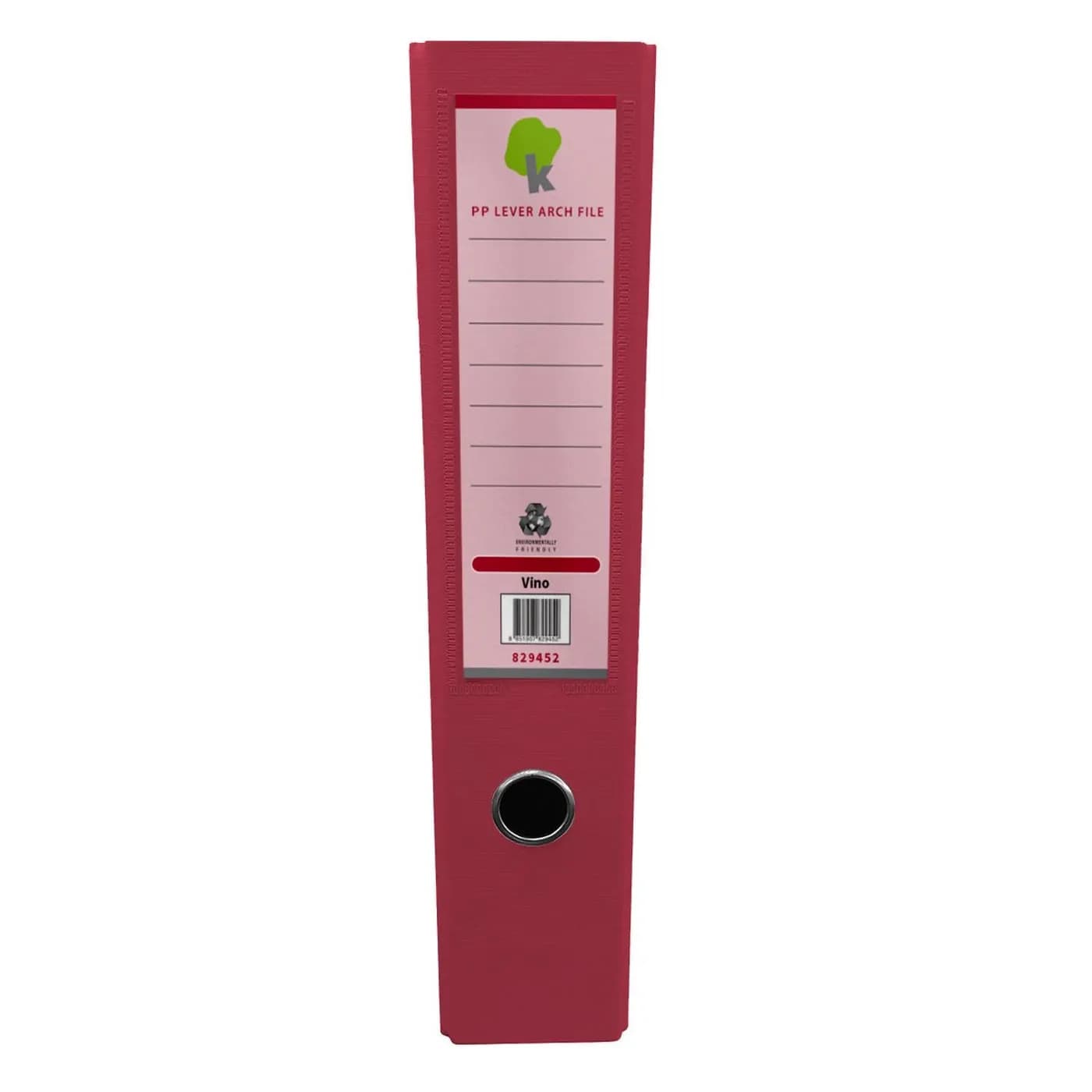 TECHMAKRO CARPETA 3 IN PARA ARCHIVO DE CARTON FORRADO DE PVC, VINO paí 3