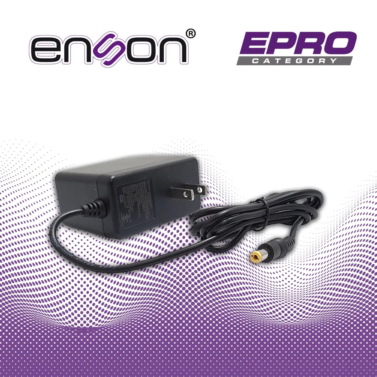 FUENTE DE PODER PARA CAMARA ENSON PS-1215 12V 1.5AMP CERTIFICACION UL 4