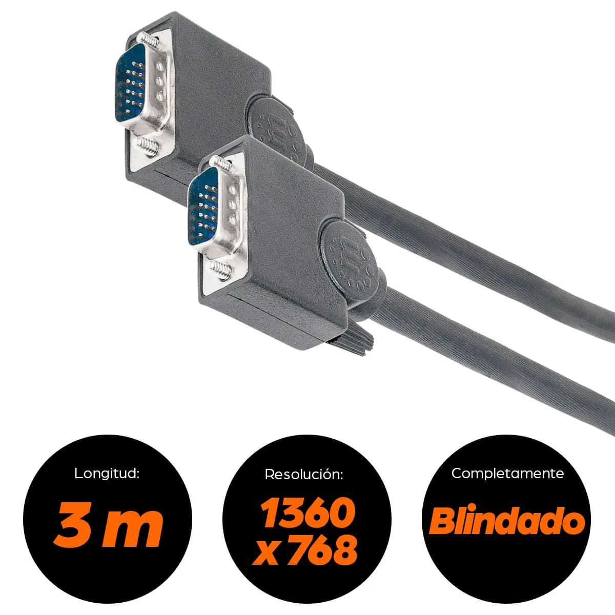 Manhattan Cable para monitor SVGA 9