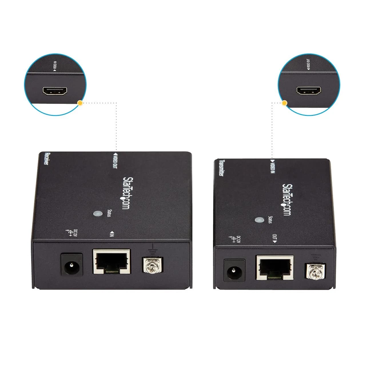 StarTech.com Juego Kit Extensor HDMI por Cable Ethernet UTP Cat5 Cat6  3