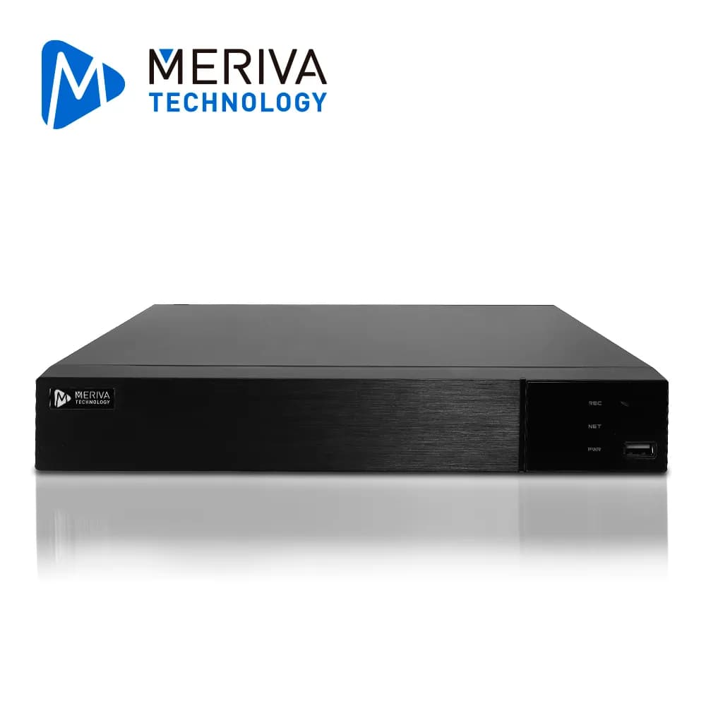DVR MERIVA TECHNOLOGY MXVR-6108A HD H.265 12 CANALES 5MP 8CH BNC + 4CH 2