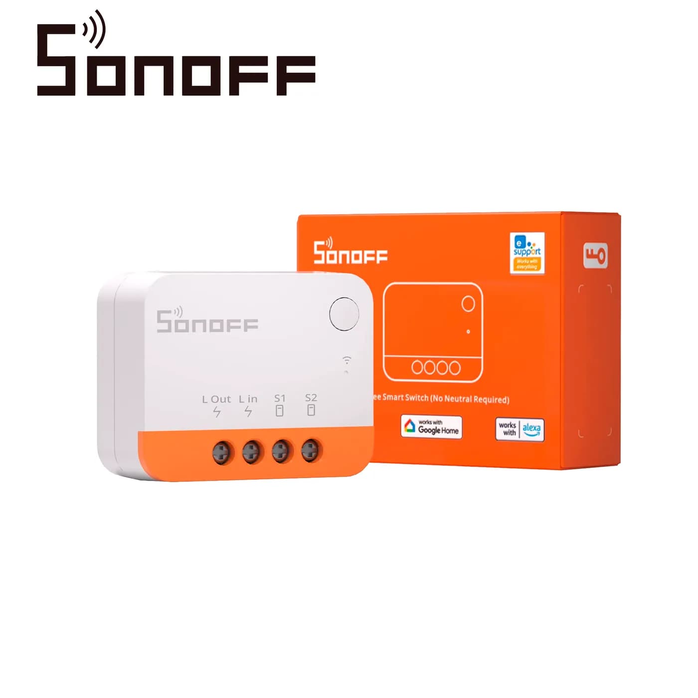 MINI INTERRUPTOR INWALL ZIGBEE  SONOFF ZBMINIL2 / INTERRUPTOR UN CANAL 2
