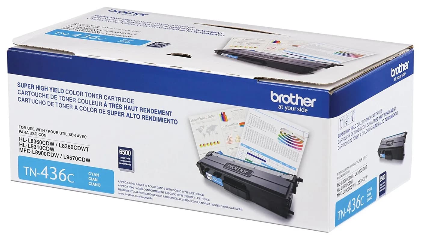 TONER BROTHER CYAN TN436C 6500 PGS P/310CDW/MFCL8900CDE/MFCL9570CD 3