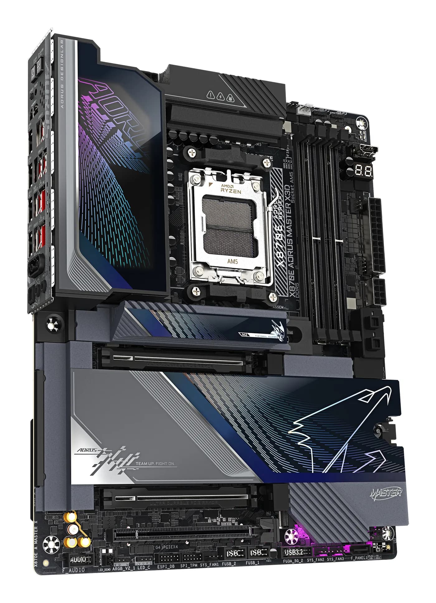 GIGABYTE X870E AORUS MASTER X3D AMD X870E Enchufe AM5 ATX 4