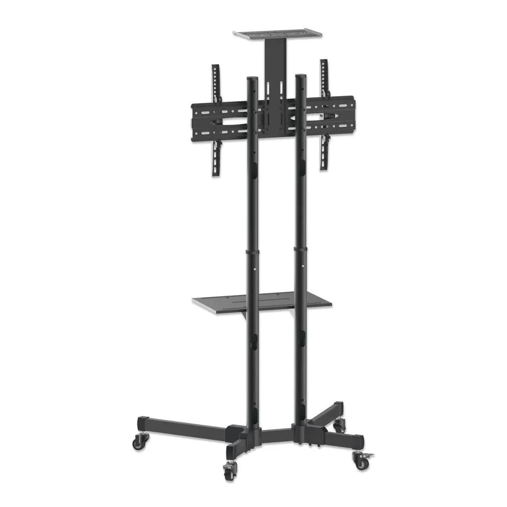 Manhattan Soporte para TV, de piso, tipo carrito, de acero, con inclin 3