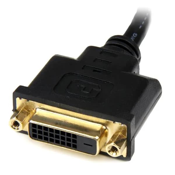 StarTech.com Adaptador de 20cm HDMI a DVI - DVI-D Hembra - HDMI Macho  3