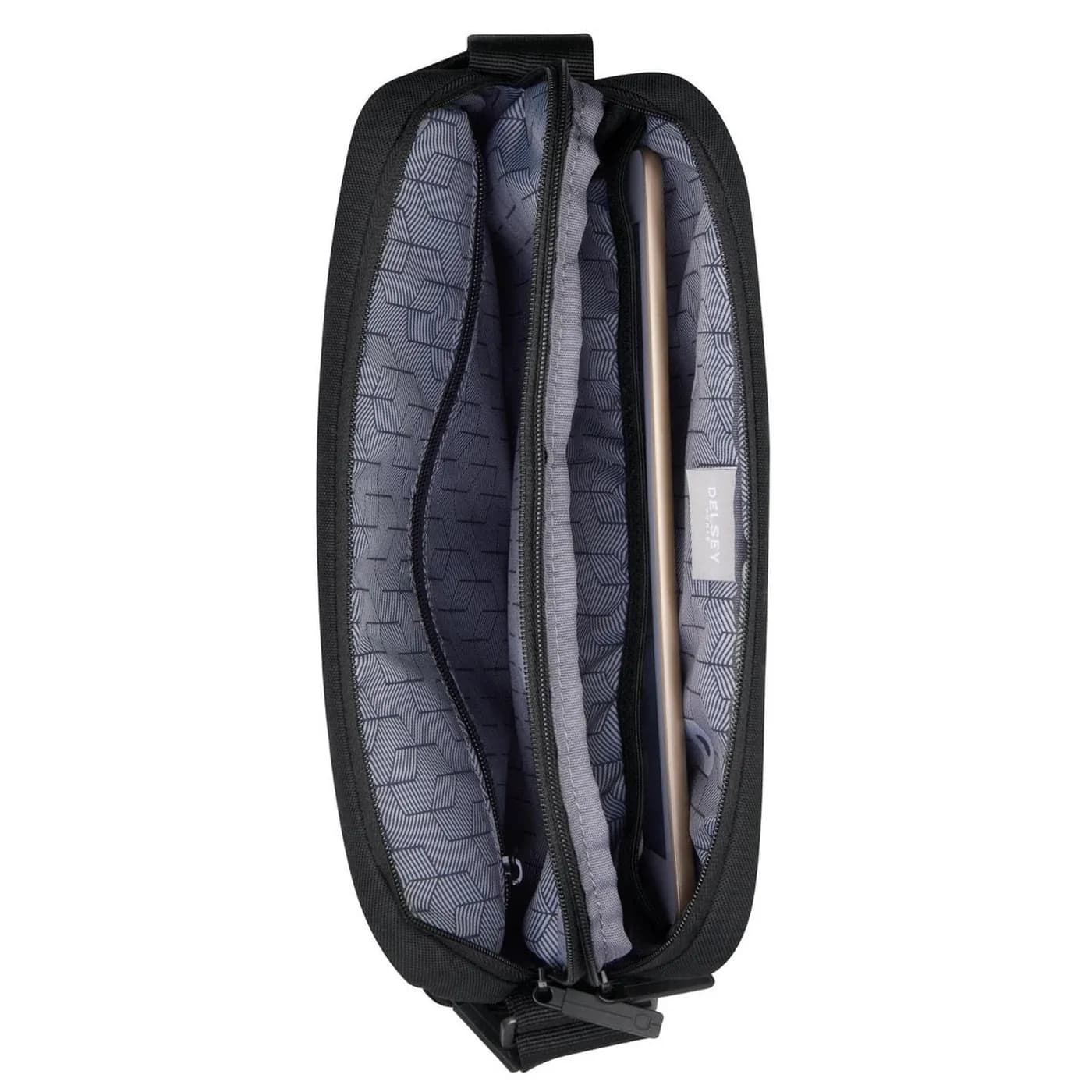 DELSEY MINI BAG PICPUS NEGRA 1100 HORIZONTAL 3