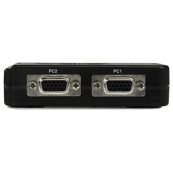 StarTech.com Juego de Conmutador KVM de 2 puertos con todo incluido -  3
