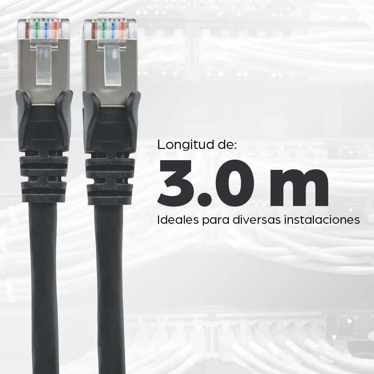 Intellinet Cable de Red Cat6a S/FTP, 3.0 m, Negro 7