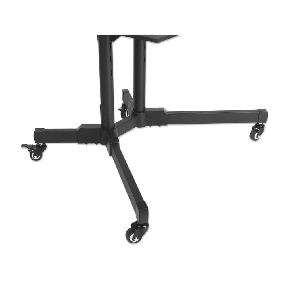 Manhattan Soporte para TV, de piso, tipo carrito, de acero, con inclin 5
