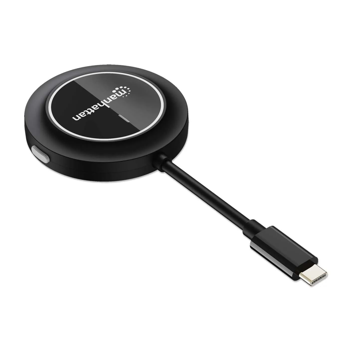 Manhattan 208437 extensor de audio/video Transmisor AV Negro 2