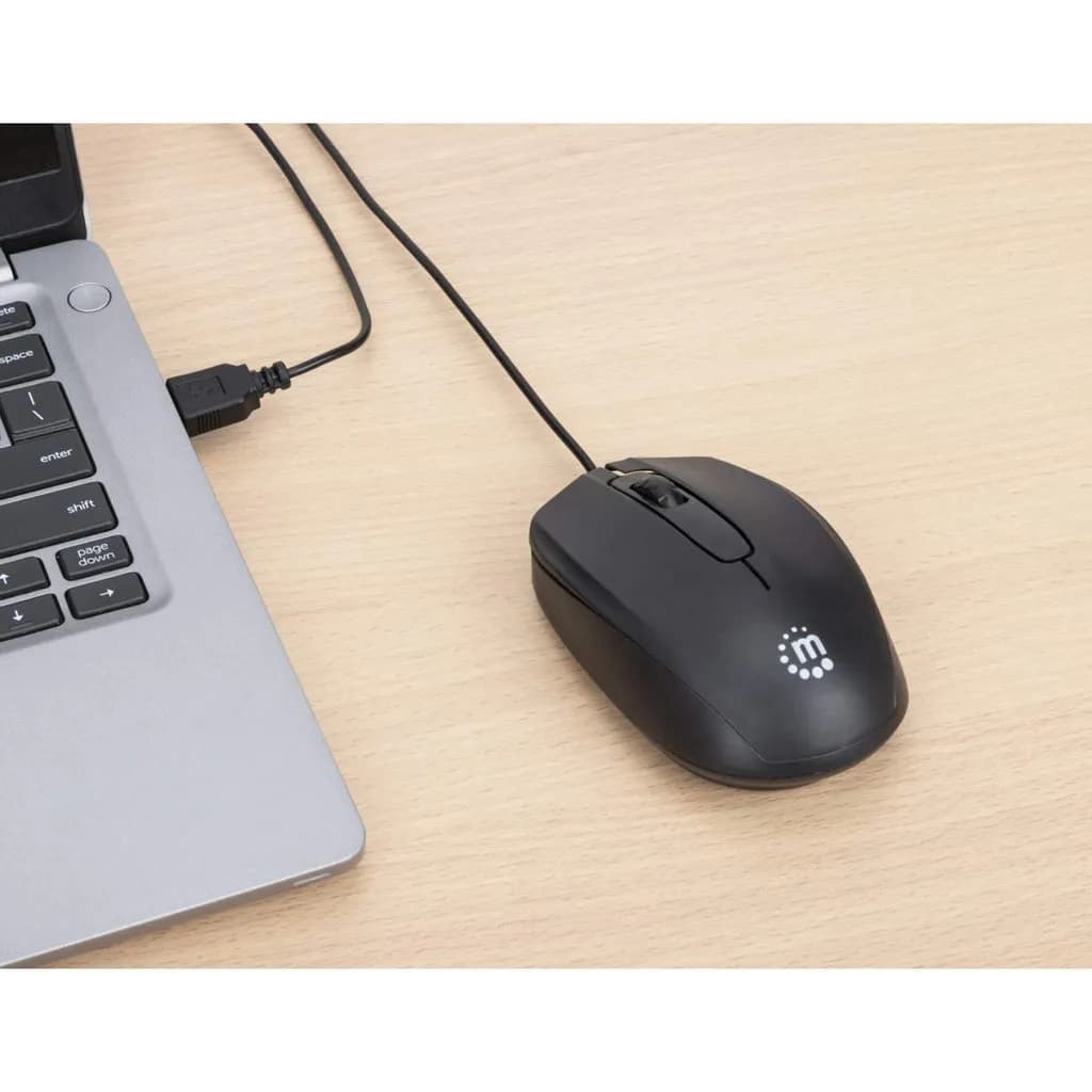 Manhattan Mouse USB óptico con cable - Comfort II 7