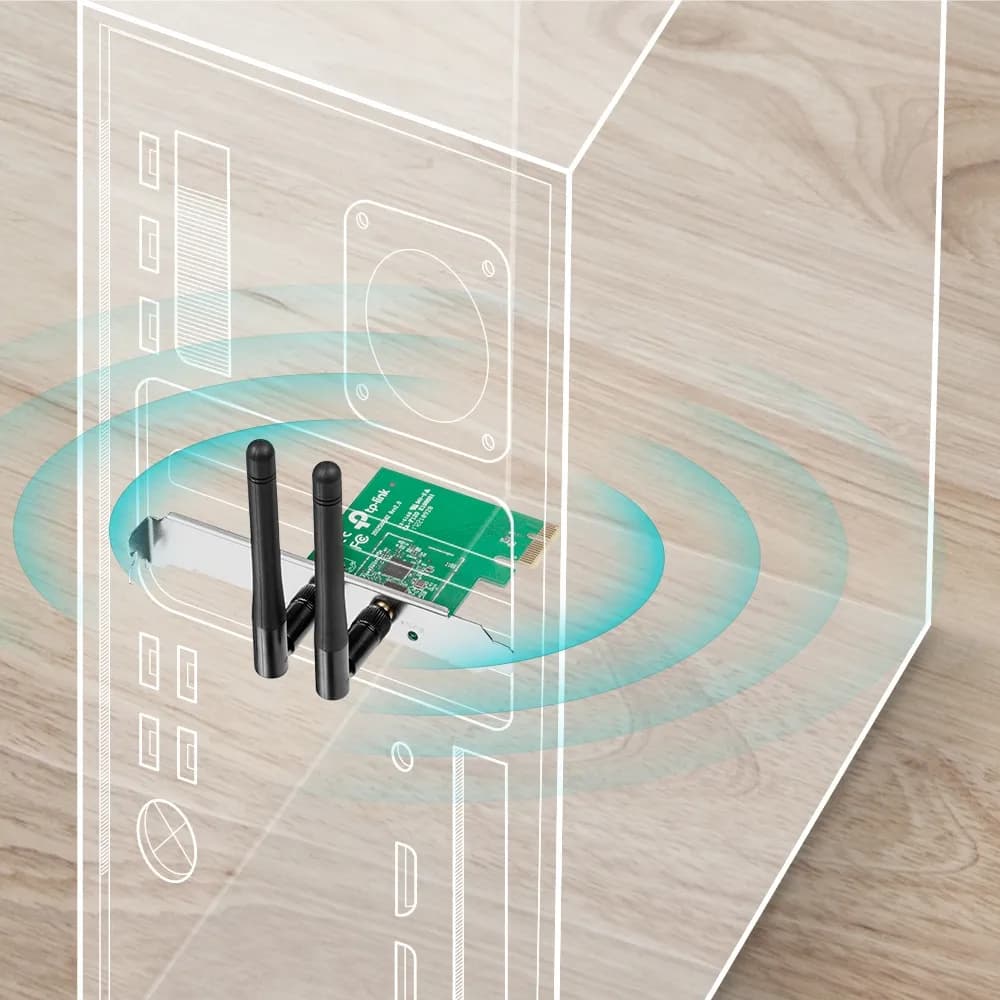 TP-Link TL-WN881ND tarjeta de red Interno WLAN 300 Mbit/s 3