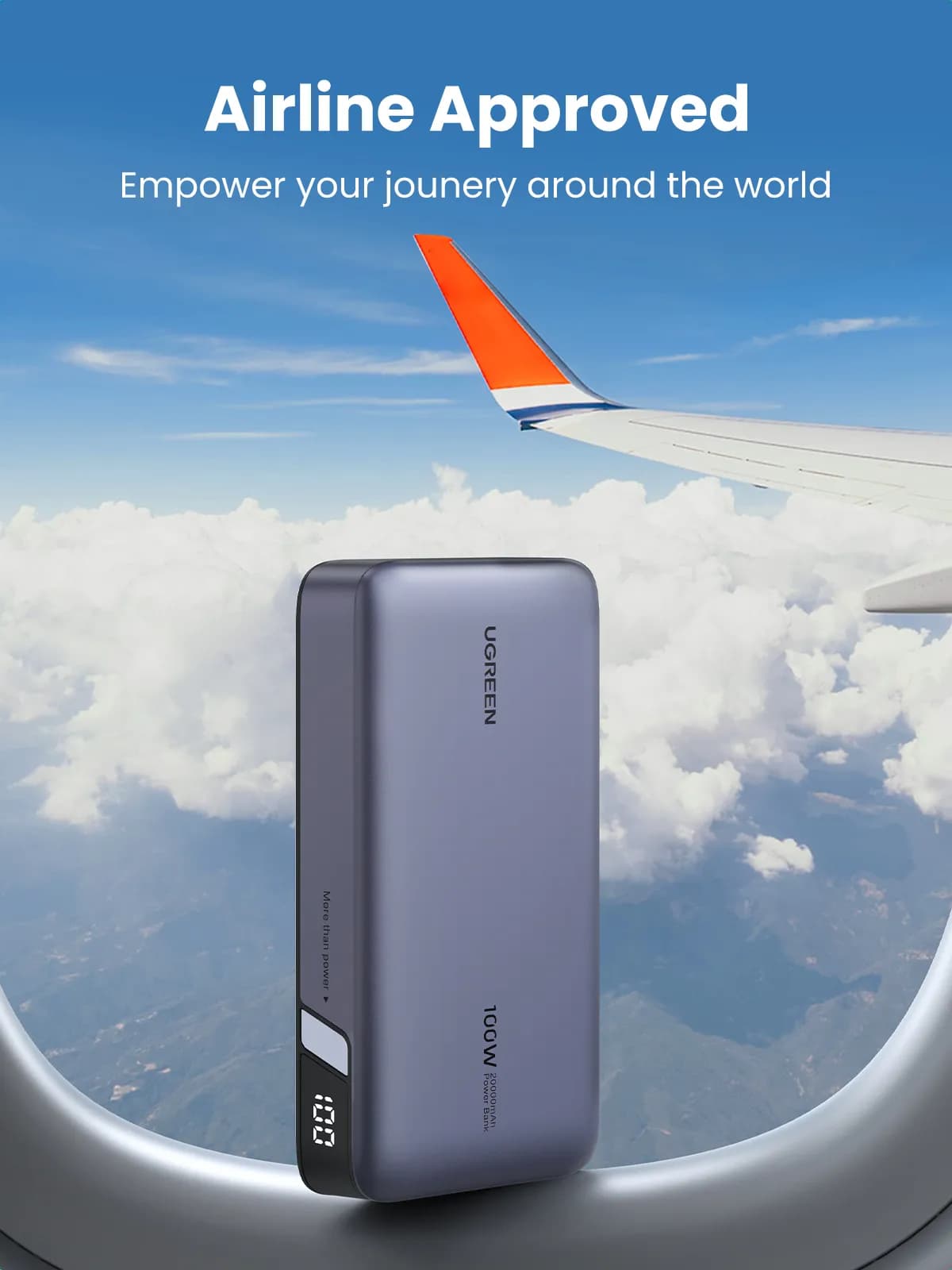 Ugreen 25188 batería externa 20000 mAh Gris 9