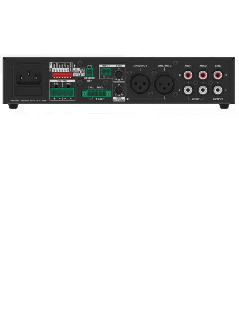 BOSCH M_U601MUS - Amplificador Mixer 60W / 1 Canal / DYNACORD 2