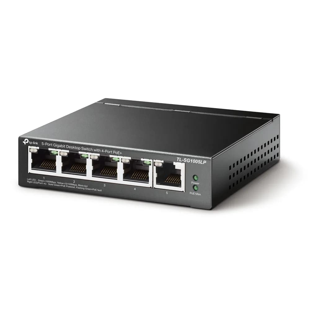 Switch Escritorio No Administrable / 5 Puertos Gigabit / 4 Puertos PoE 2