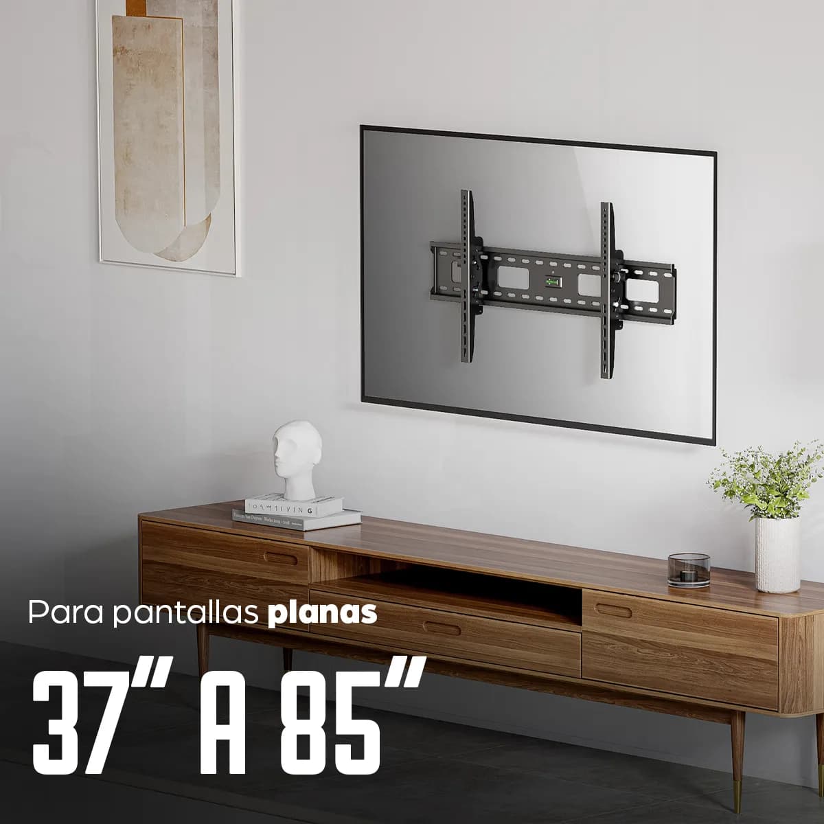 Manhattan Soporte para TV, de pared, con inclinación, pantallas planas 5
