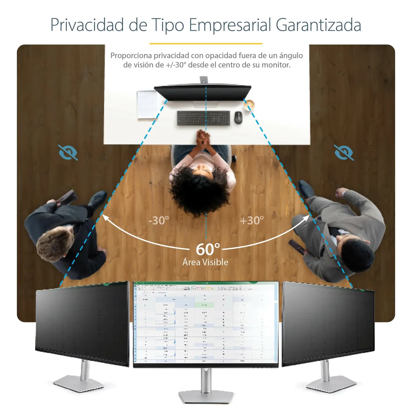 StarTech.com Filtro de Privacidad para Laptop de 24" - Universal 9